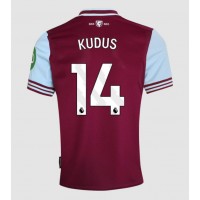 West Ham United Mohammed Kudus #14 Hjemmebanetrøje 2024-25 Kortærmet